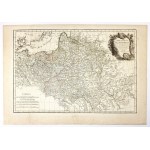 Carte generale de la Pologne. Ok. 1767. Mapa Polski Rizzi-Zannoniego.