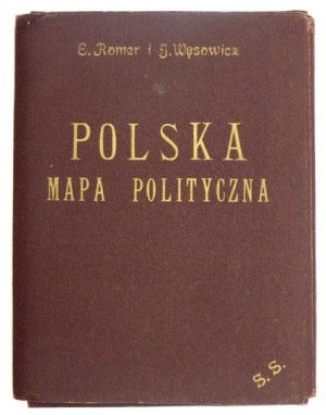 Mapa administracyjna Polski z 1934 r.