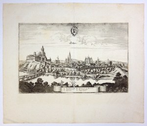 Panorama Cieszyna M. Meriana z 1649.
