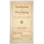 [JELENIA Góra]. Hirschberg im Riesengebirge. Farbplan-Formular. 43,8x60,4 cm.