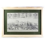 [LWÓW]. Lvov southern Rus' capital city. 1835. copy of a panorama by Braun and Hogenberg.