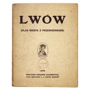 [LWÓW]. Lwów, Lemberg, Lviv, Léopol. Plan form. 35,9x40,8 cm.