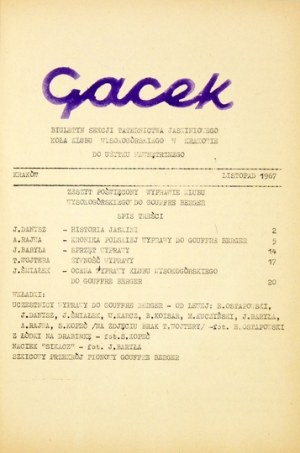 GACEK. XII 1967.