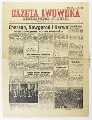 Gazeta Lwowska. R. 1, nr: 12: 22 VIII 1941.