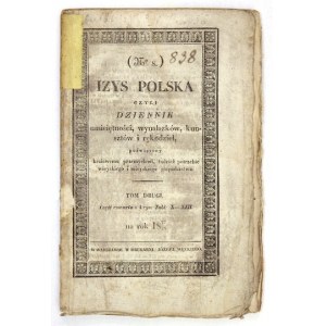 IZYS Polska. R. 1827/28, nr 8, t. 2, cz. 4.