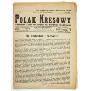 POLAK Kresowy. R. 2, Nr. 14-15: 18 IV 1920.