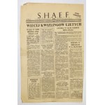 S.H.A.E.F. Tageszeitung des Obersten Alliierten Kommandos. 3 Ausgaben von 1945.