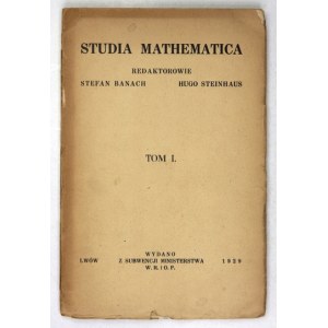 STUDIA Mathematica. T. 1: 1929.