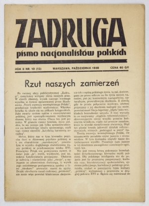 ZADRUGA. R. 2, nr 10 (12): X 1938.