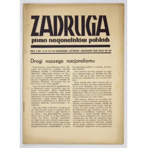 ZADRUGA. R. 2, nr 11-12 (13-14): XI-XII 1938.