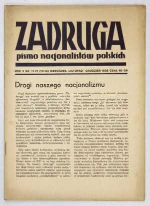 ZADRUGA. R. 2, nr 11-12 (13-14): XI-XII 1938.