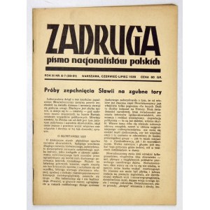 ZADRUGA. R. 3, Nr. 6-7 (20-21): VI-VII 1939.
