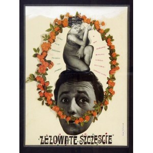 CIE¦LEWICZ Roman - Poster design: Zezowate szczęście. 1959.