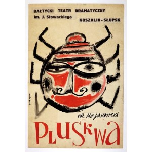 BOGUSZ Marian - Projekt plakatu: Pluskwa. 1963.