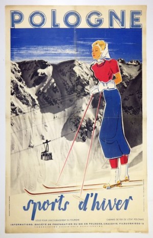 LIPSKI Tadeusz - Pologne. Sports d'hiver. [ca 1935].