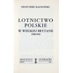 KALINOWSKI Franciszek - Polish aviation in Great Britain 1940-1945. Paris 1969. literary institute. 8, s. 370, [1]....