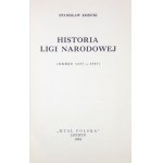 KOZICKI Stanisław - Geschichte der Nationalliga. (Zeitraum 1887-1907). London 1964 - Myśl Polska. 8, s. 622, [1]. Opr. oryg.....