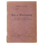 LATINIK F. K. - The Battle for Warsaw. 1931. with dedication by the author and his business card.
