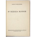 PODKOWIŃSKI M. - IV Rzesza rośnie. 1948. Obwoluta M. Bermana.