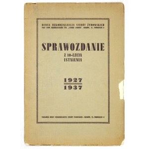 BURSA Rękodzielnicza Sierót Żydowskich przy Stowarzyszeniu Rękodzielników Żydowskich Szomer Umonim...