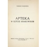 T. Pankiewicz - Apteka w getcie krakowskim. 1947.