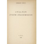 No. 27: TAFFET Gerszon - Holocaust of the Jews of Zolkiew. Łódź 1946. central Jewish Historical Commission. 8, s. 71....