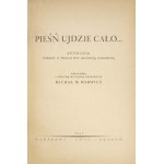 Nr. 32: BORWICZ Michał M[aksymilian] - Pieśń ujdzie cało... Anthologie von Gedichten über Juden unter deutscher Besatzung....