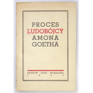 Nr. 35: PROZESS des Völkermörders Amon Leopold Goeth vor dem Obersten Nationalen Gerichtshof....