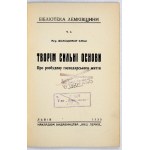 KLIŠ Volodymyr - Tvorim sylni osnovy. Pro rozbudovu gospodarskogo žyttja. Lviv 1938, Vydavnyctvo Naš Lemko. 8, s....