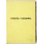 MĄCZYŃSKI J. – Pamiątka z Krakowa. T. 1-3. 1845. Półskórek, litografie.