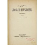NAŁKOWSKI Wacław - Zarys geografii powszechnej (rozumowej). Warszawa 1887. Księg. T. Paprockiego i S-ki. 8, s. [2], V, [...