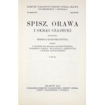 SPISZ, Orava, and the Chadecki District. Compiled by. Komisya Kartograficzna. With map. Cracow 1919....