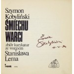 KOBYLIŃSKI S. - Śmiechu warte. 1974 - Widmung des Autors.