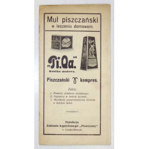 Pieszczany MUL in home treatment. [Pieszczany? ca 1930]. The management of the bathing establishment Piszczany in Czecho-...