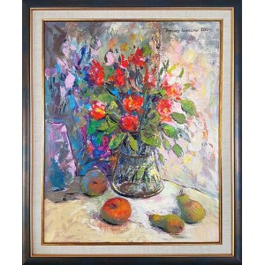 Barbara Kowalska (ur. 1953), Kwiaty i owoce, 2021