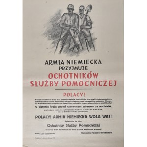 ARMIA NIEMIECKA PRZYJMUJE OCHOTNIKÓW SŁUŻBY POMOCNICZEJ