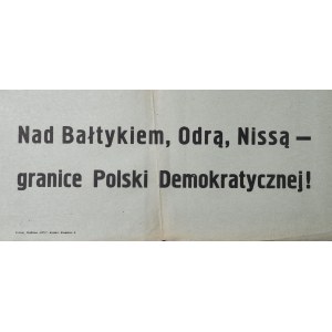 Nad Bałtykiem, Odrą, Nissą - granice Polski Demokratycznej