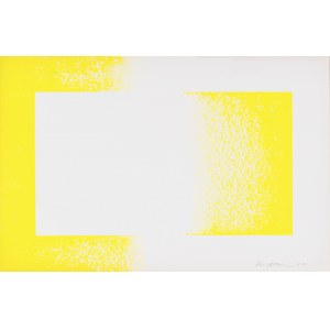 Richard Anuszkiewicz (1930 - 2020), Żółty odwrócony, z teki Art in America Graphics 70, 1970