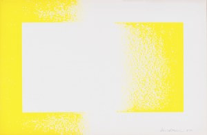Richard Anuszkiewicz (1930 - 2020), Żółty odwrócony, z teki 