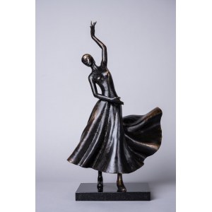 Joanna Zakrzewska, Tancerka Flamenco (Duża. Brąz, wys. 45 cm)