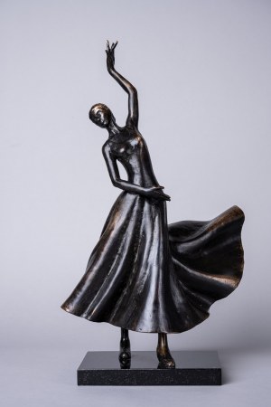 Joanna Zakrzewska, Tancerka Flamenco (Duża. Brąz, wys. 45 cm)