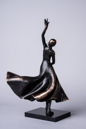 Joanna Zakrzewska, Tancerka Flamenco (Duża. Brąz, wys. 45 cm)