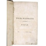 ŚNIADECKI Jan - Pisma rozmaite, [t. 2, t. 3, t. 4], Wilno 1818-1822