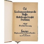 BOROWY Wacław - Od Kochanowskiego do Staffa [antologia]. Lwów 1930