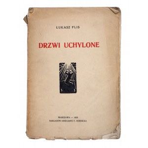 FLIS Łukasz – Drzwi uchylone. 1933 [dedykacja autora]