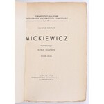 KLEINER Juliusz – Mickiewicz. T. I-III. 1948 [dedykacja autora]