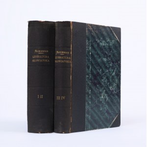 MICKIEWICZ Adam - Literatura słowiańska, Poznań 1865 [tomy 1-4] KOMPLET