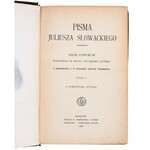 SŁOWACKI Juliusz - Pisma. Kraków 1908 [tomy 1-6]