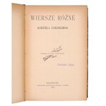 Ujejski Kornel - Skargi Jeremiego / Melodye biblijne / Wiersze różne / Drobne poemata i urywki / Tłomaczenia Szopena i Beethovena / Przemówienia Kornela Ujejskiego 1863-1893. Przemyśl 1893 [klocek]