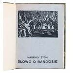 ŻEROMSKI Stefan [Zych Maurycy] - Słowo o Bandosie, Kraków 1908 [I wydanie]